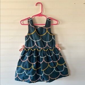 Genuine Kids OshKosh Dark Blue Scalloped Dress